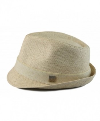 Hatter Classic Fedora Short Trilby in Men's Fedoras