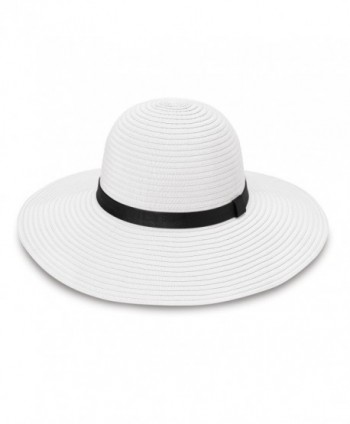 wallaroo - Harper - Wide Brim- UPF50+ Packable Sun Hat- White - White - CZ12O1U0AKU