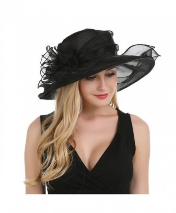 Women's Organza Church Kentucky Derby Fascinator Bridal Cap British Tea ...