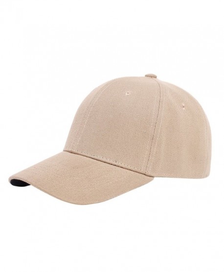 iShine Cotton Cap Classic Rose Pattern Baseball Cap Outdoor Sports Cap - Khaki (Type 2) - CI18978ZE74