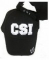 CSI Embroidered Adjustable HAT Black Ball Cap - C1113QGJU2B