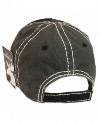 Seven Ak 47 Black Distressed Rifle in Women's Baseball Caps