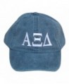 Mega Greek Womens Alpha Xi Delta Baseball Cap - Navy Blue - CW12290B0GD