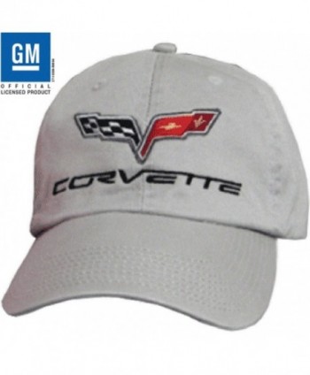 C-6 Corvette Premium Brushed Cotton Hat- Color Gray - CU11XJD2JU1