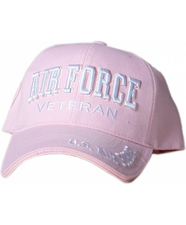 K & S Unique U.S. Air Force Veteran Text Shadow Mens Cap - Pink - CO11P00NT0P