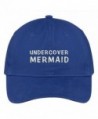 Trendy Apparel Shop Undercover Mermaid Embroidered Cap Premium Cotton Dad Hat - Royal - CH1838Y3KN6