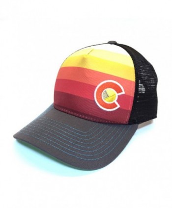 YoColorado Sunset Fader Trucker Hat - Black Mesh - CL184AKRL6L