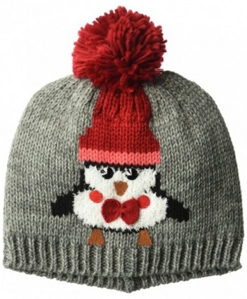 D&Y Women's Penguin Beanie Hat- Grey- One Size - CQ186ESQLNA