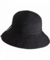 San Diego Hat Company Women's Ribbon Crusher Hat - Black - CS1144QSH67