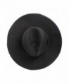 Luxury Divas Black Woven Panama in Women's Sun Hats