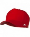 Solid Cotton Twill Pro style Golf Cap - Red - CZ11918E37F