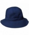 Physician Endorsed Women's B Zee 100 % Cotton Two Tone Sun Hat- Rated UPF 50+ for Max Sun Protection - Navy/Khaki - C911JTF00V3