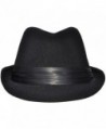 Womens Classic Short Manhattan Fedora