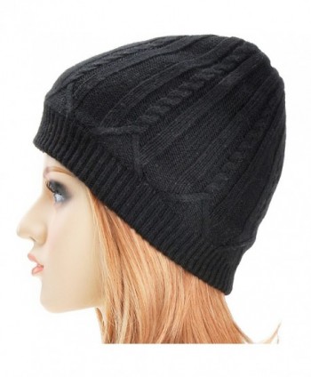 ZLYC Unisex Winter Cashmere Beanie in Men's Skullies & Beanies