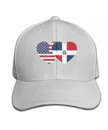 CSYSMZ DOMINICAN REPUBLIC USA Twin Flag Baseball Cap Unisex Fishing Caps Peaked Hats Black - Ash - CT184R20C62