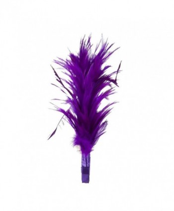 Fancy Feather Fascinator Purple OSFM in Women's Headbands in Women's Hats & Caps