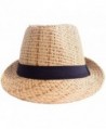 Straw Fedora Womens Summer Short