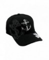 US Navy 3D Embroidered Baseball Cap Hat - Black - C511UN0TDUR