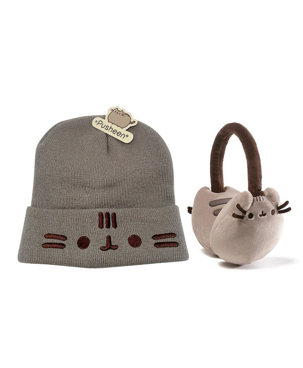 Pusheen Earmuffs and The Cat Cuff Beanie - CI186DWHUQG