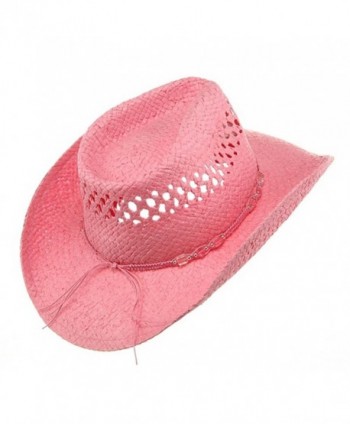 MG Womens Straw Outback Cowboy in Women's Cowboy Hats