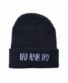 E-SHINE CO New Black Bad Hair Day Embroidery Beanie Skull Cap Hip Hop Hat - C011SAQFUHZ