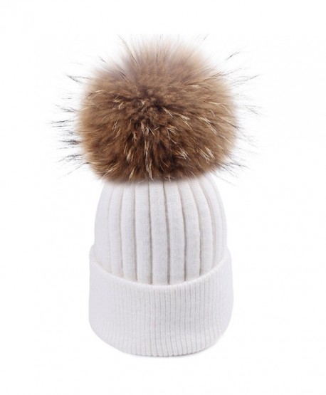 Womens Winter Pom Hat Original - White - CI187G6RI35