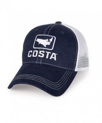 Costa XL Trout Trucker Hat - Navy/White - CC119DTYZIT