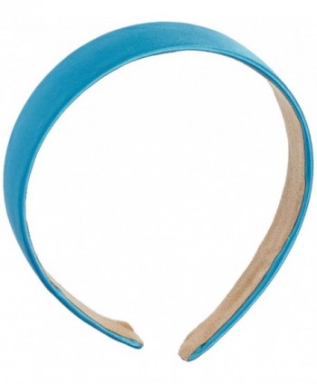 Trimweaver 1-Piece 25mm Satin Covered Headband- 1-Inch- Turquoise - CS11JDIJNBT