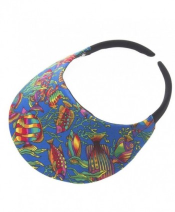 Tropical Fish Blue Visor - CS12E3BEH75