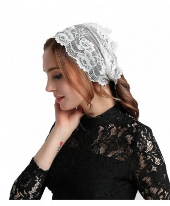 Hotsale Floral Soft Lace Headwrap Lace Headband Headcover Veil V12 - CO184Q8CD7M