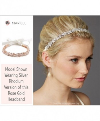 Mariell Crystal Cluster Wedding Headband