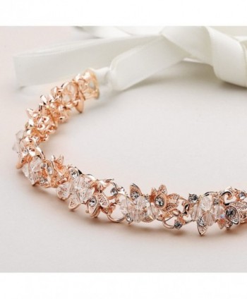 Mariell Crystal Cluster Wedding Headband in Women's Headbands in Women's Hats & Caps