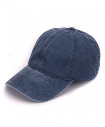 AKIZON Washed Vintage Adjustable Baseball - Navy - CK183CMCQIM