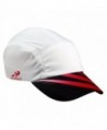 Headsweats Grid Race High Performance Running/Outdoor Sports Hat - Sublimated - White Sublimated Red/Black - CE11JCM2AV5