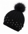 Arctic Cable Beanie Sequins Pompom