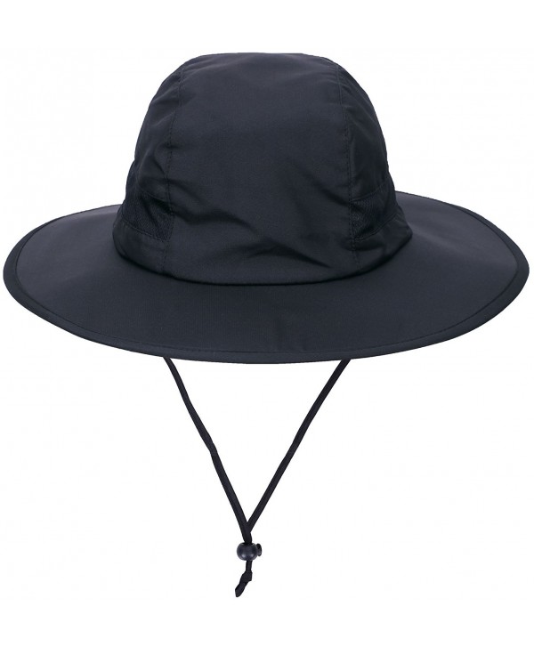 AbbyLexi Unisex UPF 50+ Hat Summer Sun Caps for Fishing- Hiking- Camping - Black - CA1804OXT2Z