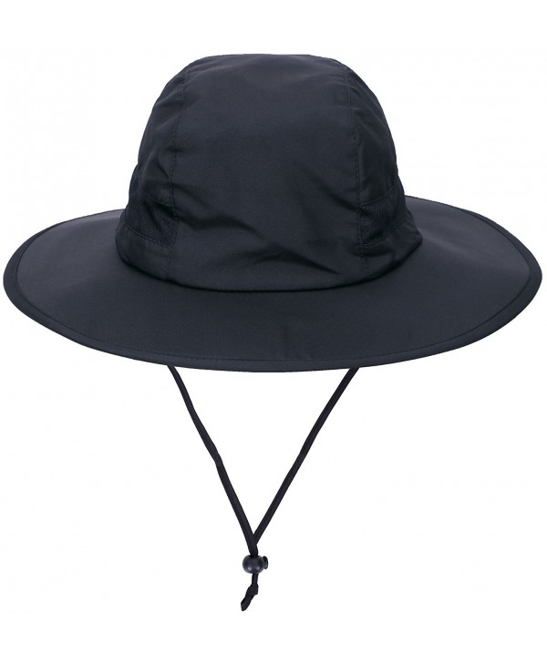 Unisex UPF 50+ Hat Summer Sun Caps for Fishing- Hiking- Camping - Black ...