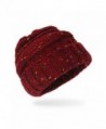 Womens Chunky Thick Stretchy Beanie in Women's Skullies & Beanies