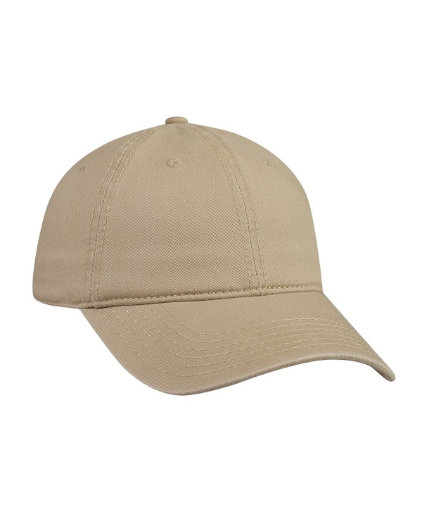 Cotton Twill Low Profile Caps - Khaki - CK11UZ3Y7VH