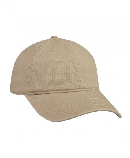 Cotton Twill Low Profile Caps - Khaki - CK11UZ3Y7VH