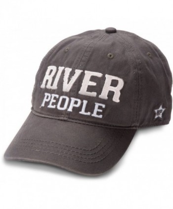 We People River People Adjustable Baseball Cap- Gray - C112DUD0W71