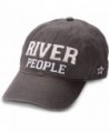 We People River People Adjustable Baseball Cap- Gray - C112DUD0W71