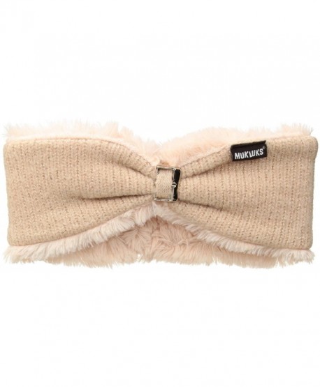 Muk Luks Women's Lurex Headband - Pink - C31867MT3LA