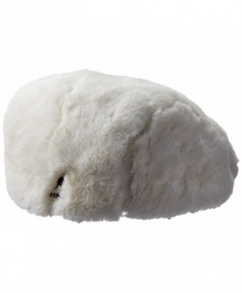 Kangol Mens Faux Fur Cream