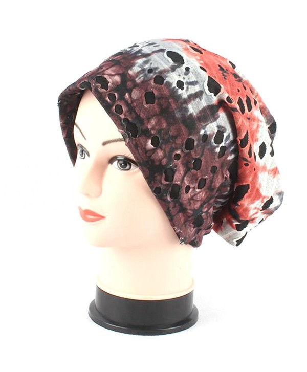 Joymee Women Ladies Cap Hat Holes Fashion Design Turban Beanie Colorful Breathable - 5 - CZ182H6DUDD