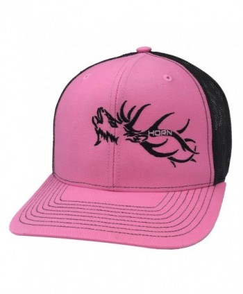 Horn Gear Trucker Hat - Hunters Series - Elk Edition - Hot Pink/Black - CC180S3YHCS