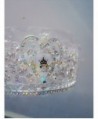 Sunshinesmile Colorful Clear Austrian Rhinestone Crystal Tiara Crown- 6" Diameter - CM11ZDWUYV7