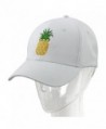 melitop005 Pineapple Dad Hat Baseball Cap Sun Cap Cotten Snapback Adjustable Outdoor Sports Cap - White - CW186W4DNI2