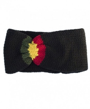 unisex Rasta Reggae winter headband Black One