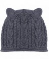 Winter Knit Beanie Cat Hat